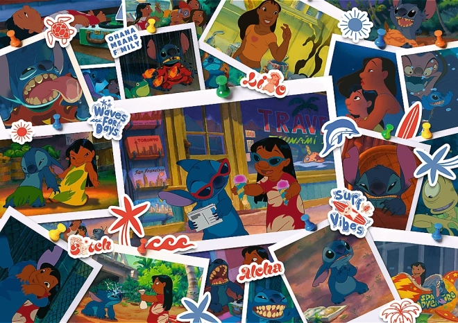 Puzzle 1000 dielikov Lilo a Stitch Sladké spomienky