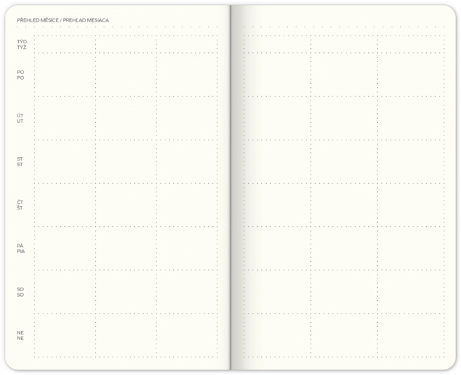 Týždenný nedatovaný diár My Bullet Planner