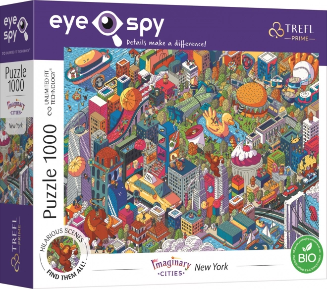 Trefl Puzzle Eye-Spy Imaginary Cities: New York 1000 dielikov