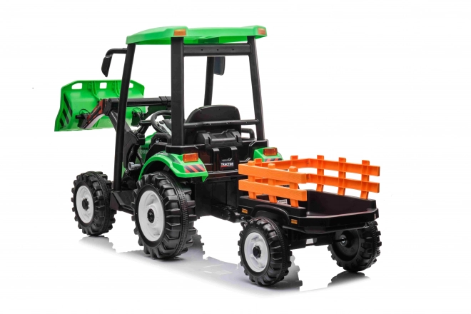 MEGA Traktor D68 s prívesom zelený
