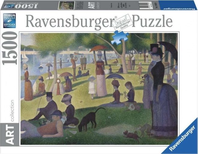 Ravensburger Puzzle Nedeľné popoludnie na ostrove La Grande Jatte 1500 dielikov