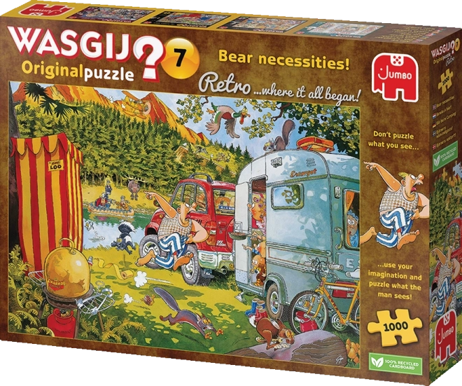 JUMBO puzzle Wasgij 7: Medvedie potreby 1000 dielikov