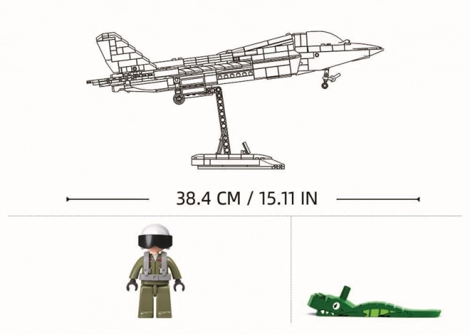 Sluban Stealth Lietadlo s Kovovým Povlakom J-35S