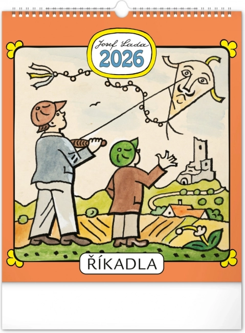 Nástenný kalendár Josef Lada - Riekanky 2026