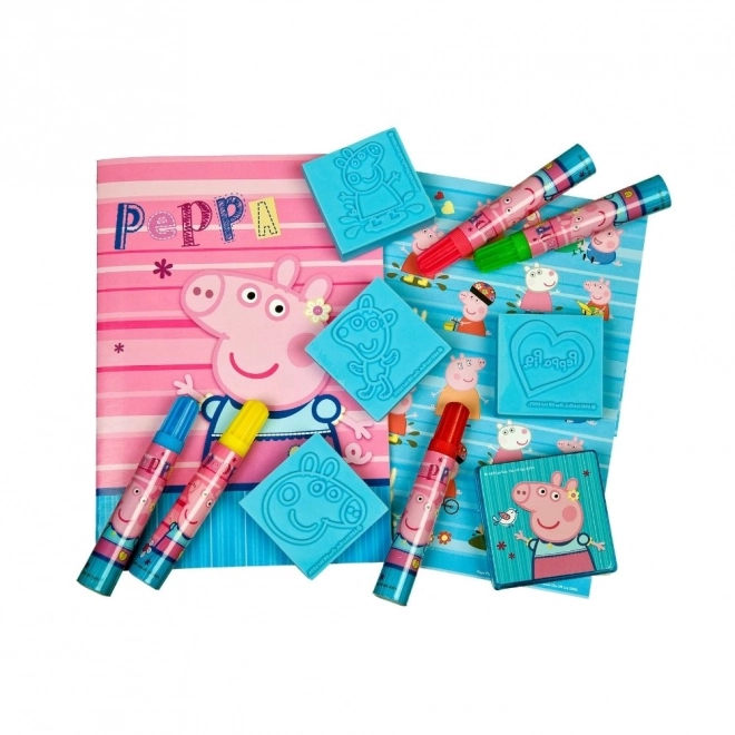 Veľká sada pečiatok Peppa Pig