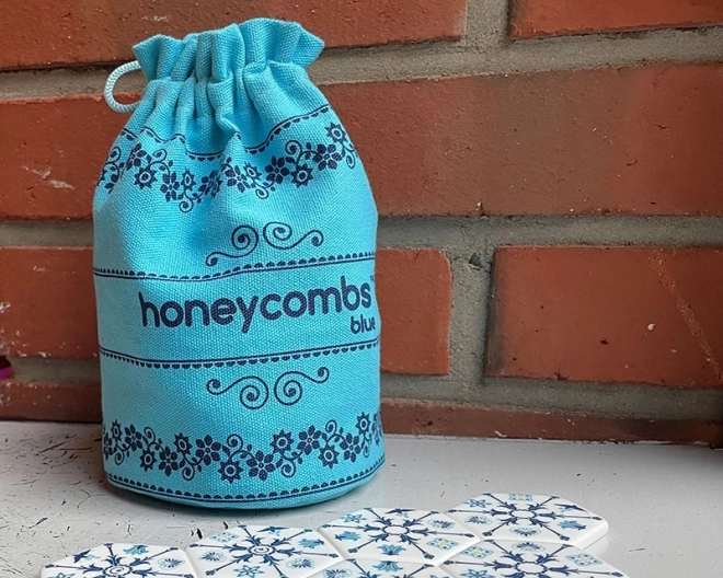 Honeycombs Blue