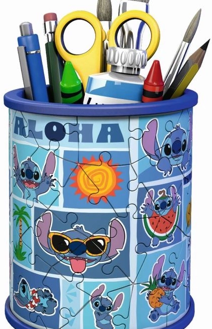 Stojan na ceruzky DISNEY Stitch – plastové puzzle