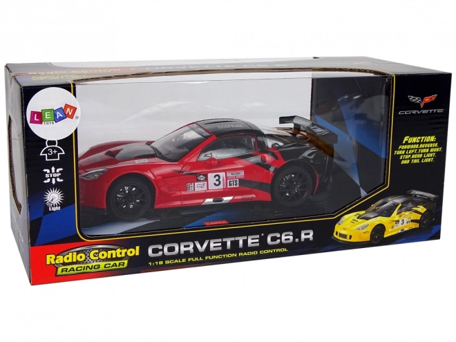 Auto Na Diaľkové Ovládanie Corvette C6.R Červené