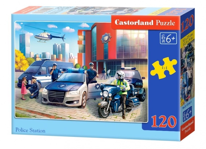 Detské puzzle Policajná stanica 120 dielikov