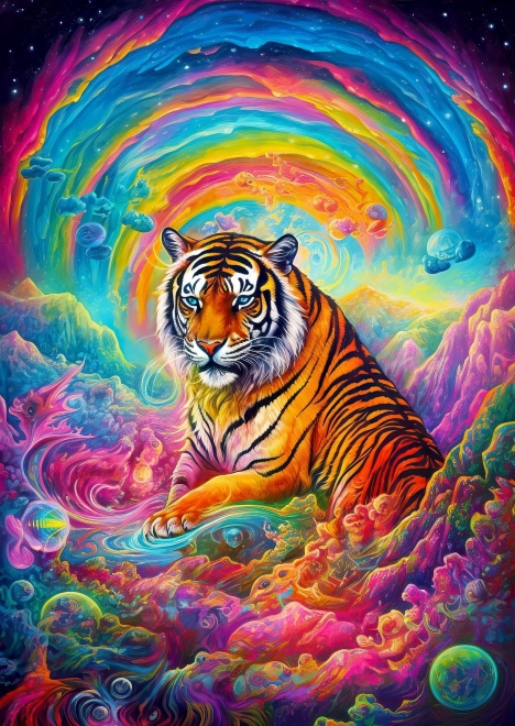 Puzzle Tam, kde vládnu tigre 1000 dielikov