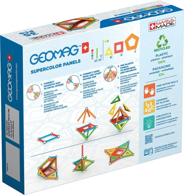 Geomag Supercolor Panels 35 Hracích Dielikov