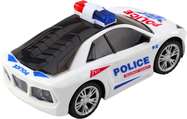 Interaktívne policajné auto so svetlami a zvukmi