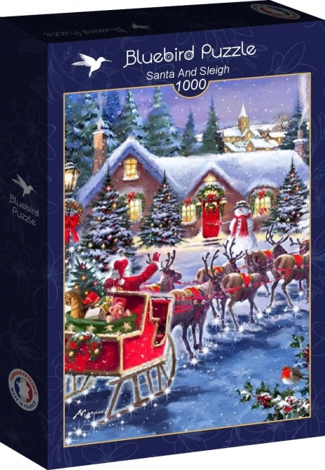 Puzzle Santa a sánky 1000 dielikov