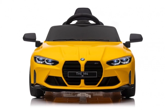 Auto na akumulátor BMW M4 žlté