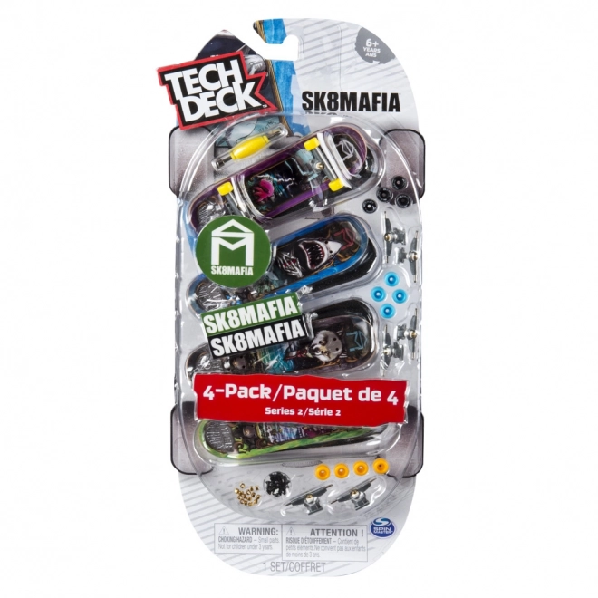 Súprava Tech Deck fingerboard 4-balenie