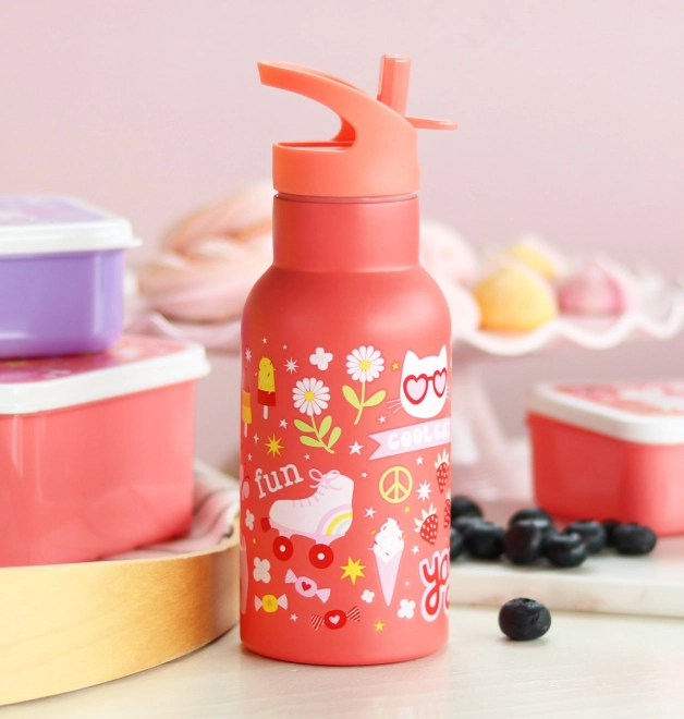 A Little Lovely Company Nerezová fľaša na pitie 500 ml – Zábava