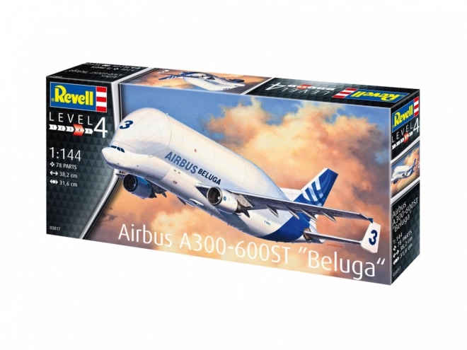 Plastikový model lietadla Airbus A300-600ST Beluga 1/144