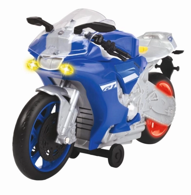 Motorka Yamaha R1 so zvukovými a svetelnými efektmi 26 cm