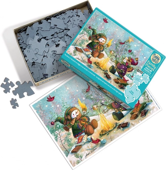 Rodinné puzzle Legrace s opékáním žužu 350 dielikov