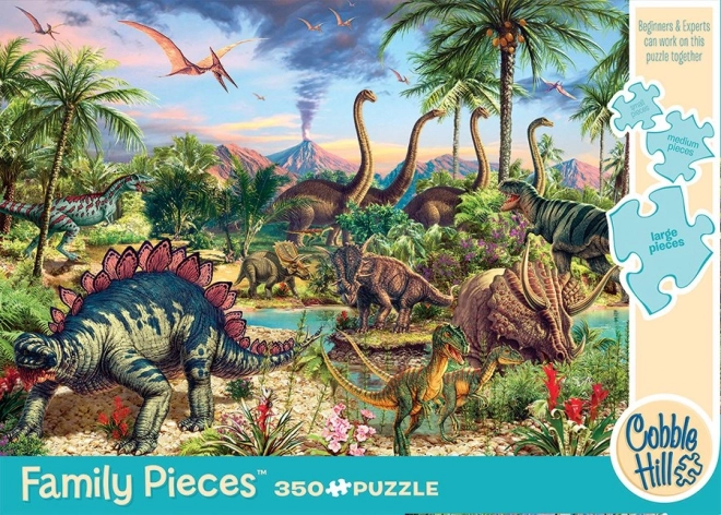 Cobble Hill Rodinné puzzle Prehistorická párty