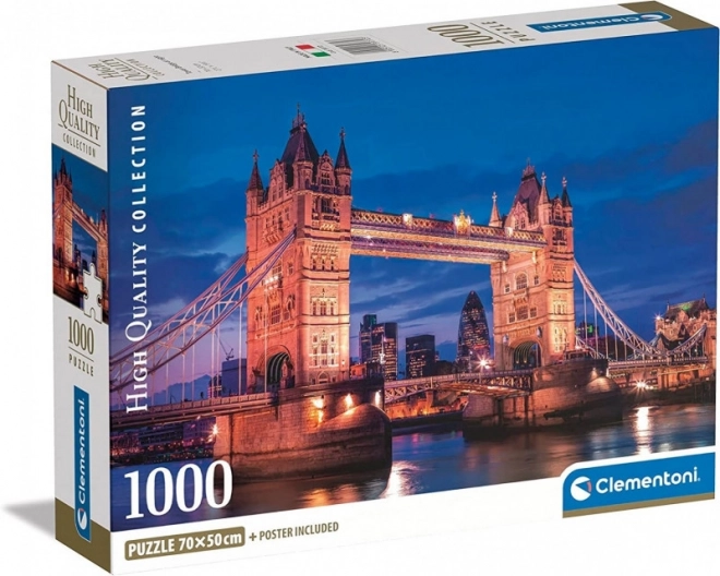 Puzzle 1000 dielikov - Večerný Tower Bridge