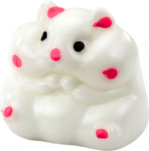 Roztomilý škrečok s ružovými detailmi