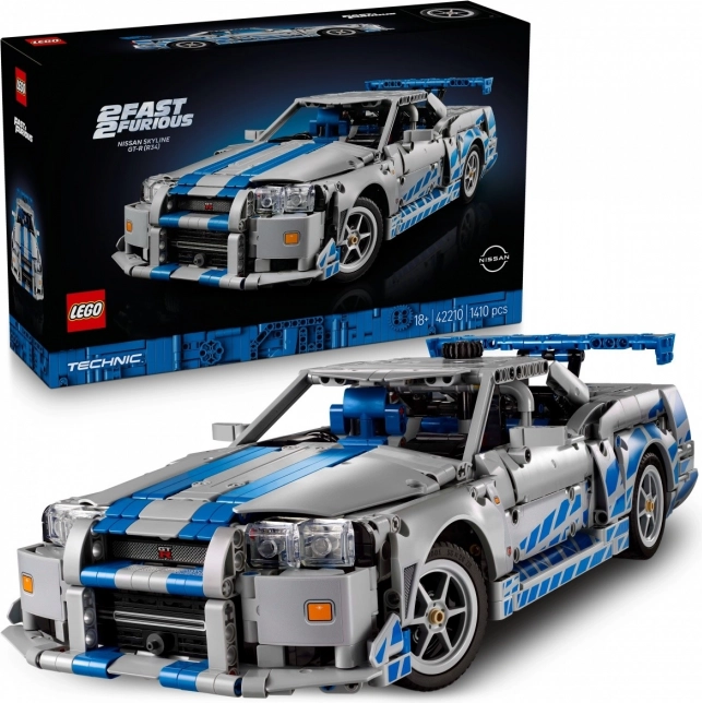 Stavebnica Technic Nissan Skyline GT-R z filmu Rýchlo a zbesilo