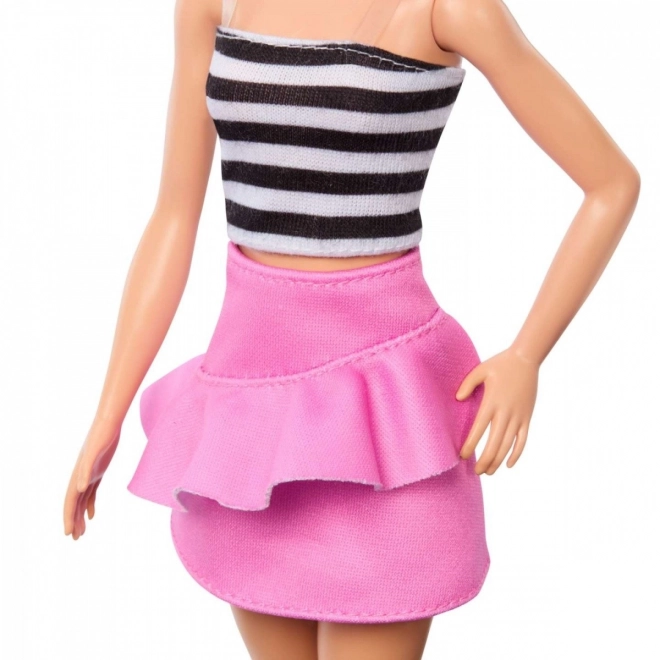 Barbie Fashionistas v bielo-čiernych pásikoch