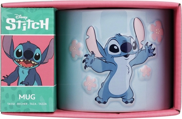 Keramický hrnček Stitch embosovaný