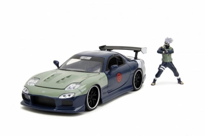 Jada Toys: Naruto - 93 Mazda RX-7 s figúrkou 1:24