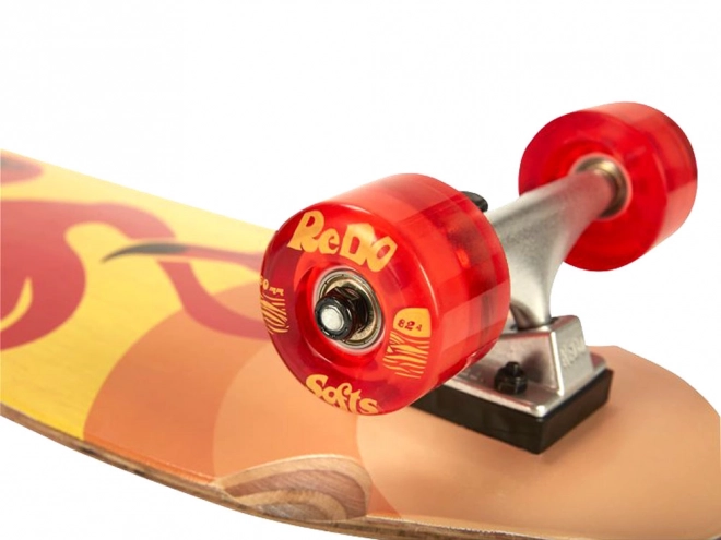 Drevená skateboard ReDo Flaming