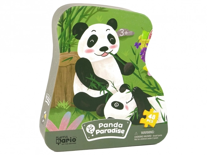 Puzzle Panda Bambusový Les 48 Elementov