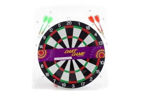 Drevený terč so šípkami 29 cm
