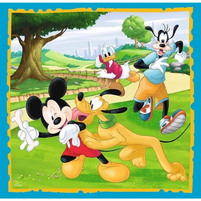 Puzzle Mickey Mouse a priatelia 3 v 1