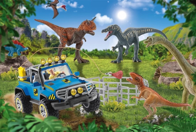 Puzzle Schleich Prehistorickí obri 60 dielikov