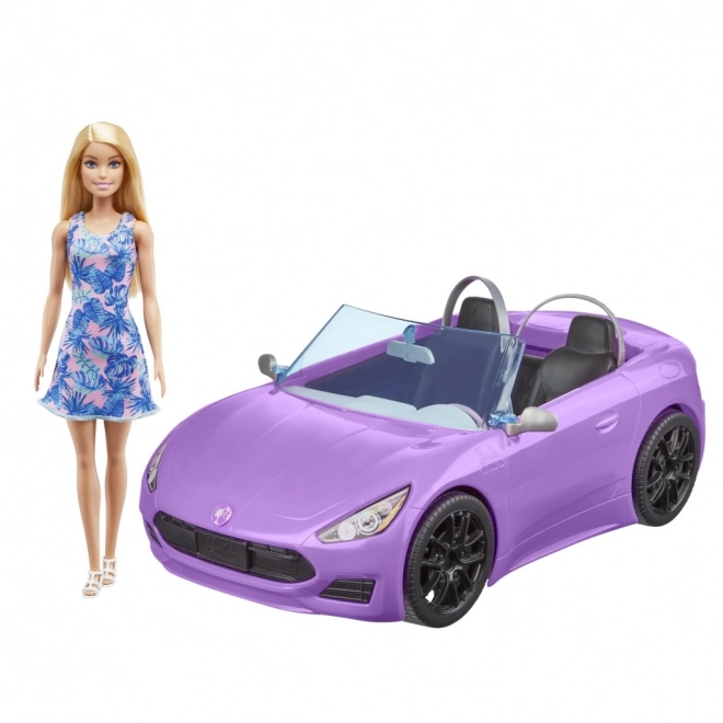 Barbie kabriolet a bábika