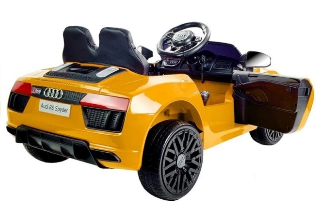 Auto na akumulátor Audi R8 Spyder žlté