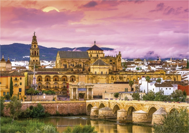 Puzzle Educa Západ slnka v Španielsku: Córdoba 1000 dielikov