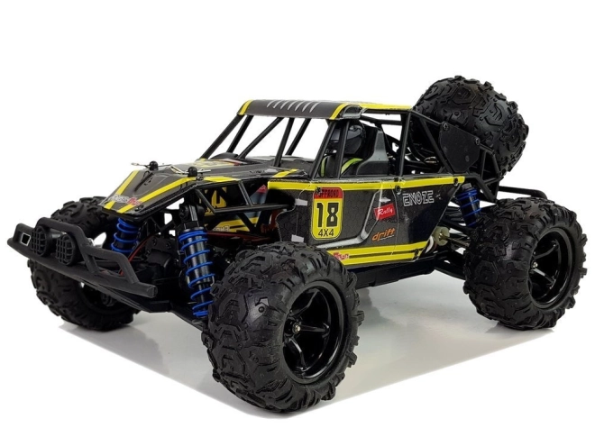 Závodné auto na diaľkové ovládanie Buggy 1:18 žlté