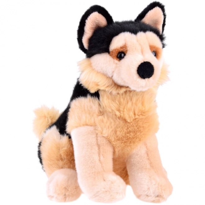 Maskot nemecký ovčiak sediaci 20 cm