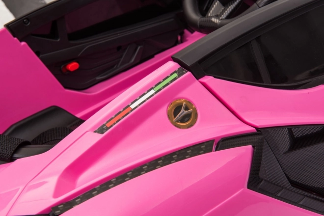 Lamborghini SIAN detské auto na batériu s ovládačom – Ružové