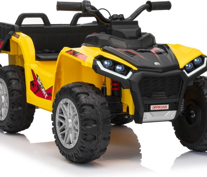 Žltá športová detská štvorkolka TX ATV