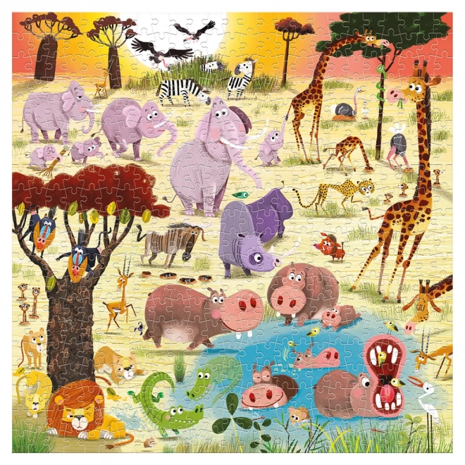 Rodinné puzzle Savana 500 dielikov