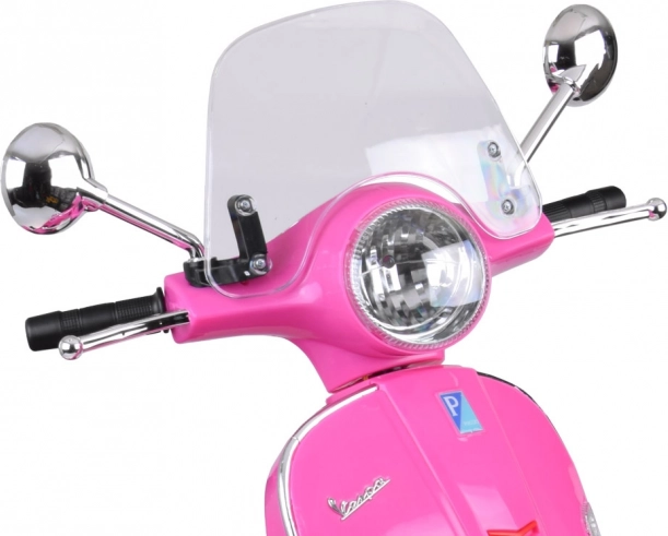 Elektrický skúter Vespa GTS Super pre deti – Ružová