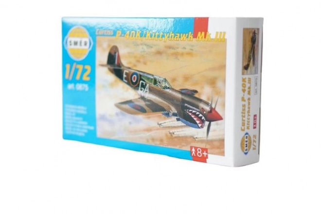 Stavebnica lietadla Curtiss P-40K v mierke 1:72