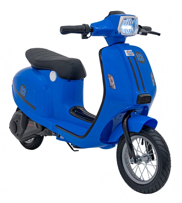 Retro skúter modrý