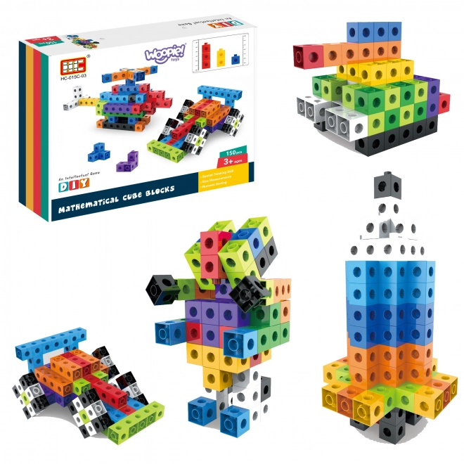 Konštrukčné kocky 3D s kockami 150 ks