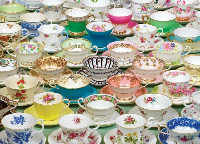 Puzzle Porcelánové Hrnečky 1000 Dielikov