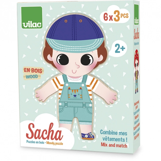 Vilac Obliekací puzzle Sacha