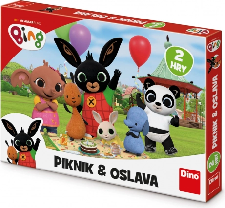 Piknik a oslava 2v1 BING – detské stolové hry